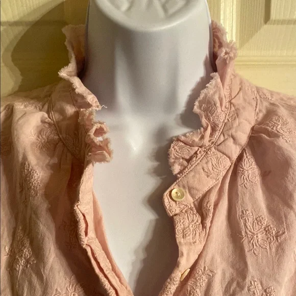 Pink Ruffled Blouse - Picture 3 of 8